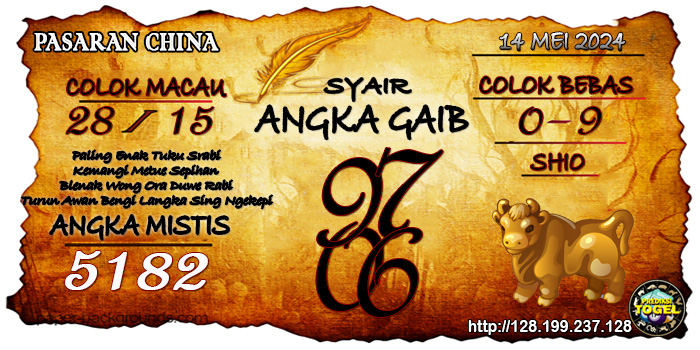 Prediksi Togel China Selasa 14 Mei 2024