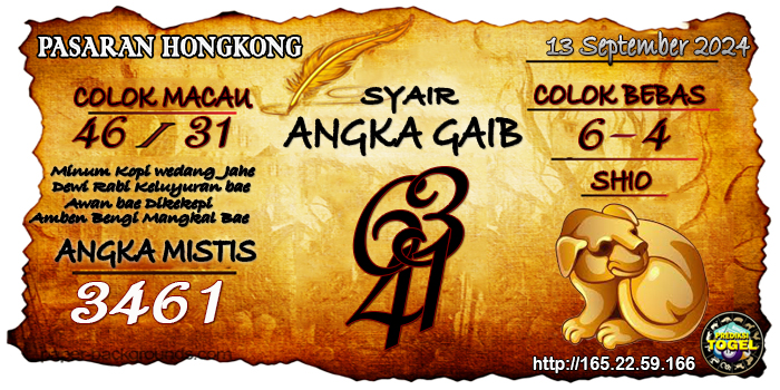 Prediksi Togel Hongkong Jumat 13 September 2024