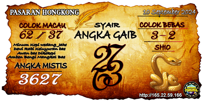 Prediksi Togel Hongkong Selasa 10 September 2024