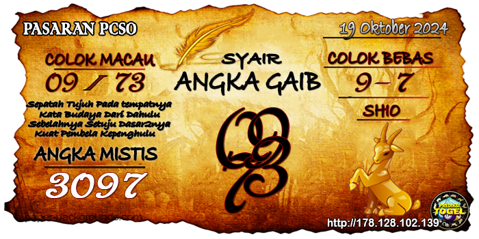 Prediksi Togel Pcso Sabtu 19 Oktober 2024